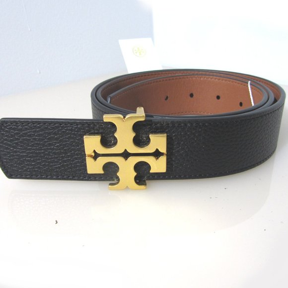 Tory Burch Accessories - Tory Burch Wide Reversible Belt 1 1/2'' Black Tan